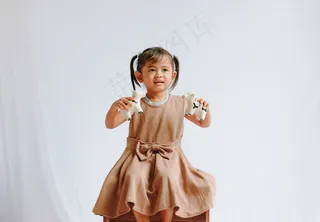 清新唯美可爱的女孩摄影图片