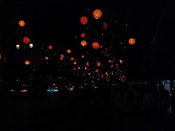 新年美好的夜色