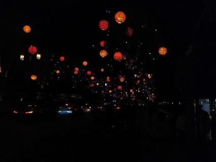 新年美好的夜色