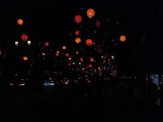 新年美好的夜色