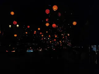 新年美好的夜色