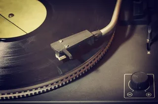 黑胶唱片特写