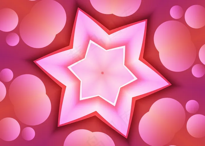 卡通粉色花纹背景图片