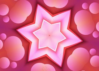 卡通粉色花纹背景图片