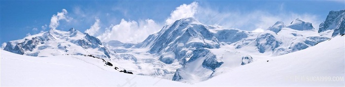 高原雪山风景图片