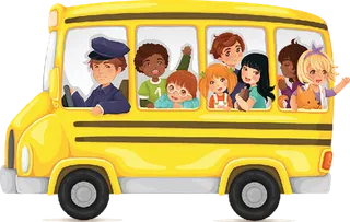 黄色校车卡通