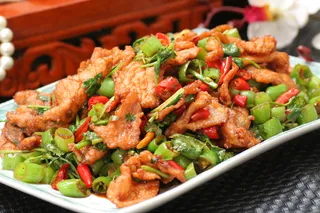 小炒山羊肉22元