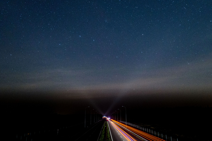 高清唯美星空夜空山林