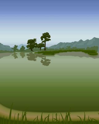 绿色卡通风动画动漫素描写实海报名片图片素材背景26