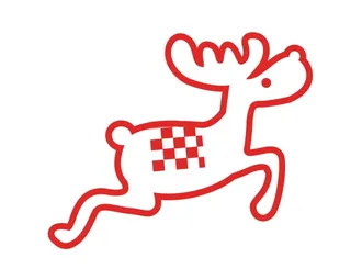 矢量圣诞节麋鹿