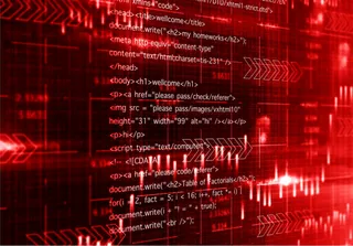 红色信息数码高科技创意背景