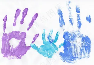 大小手掌印图片