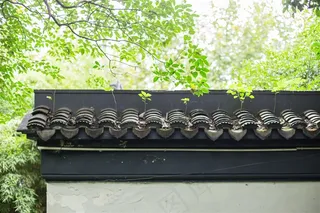 中国风白墙青瓦结构环境