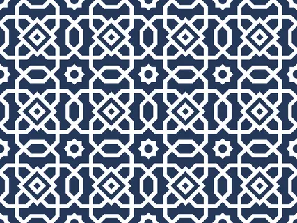 古典线条底纹蓝色设计背景