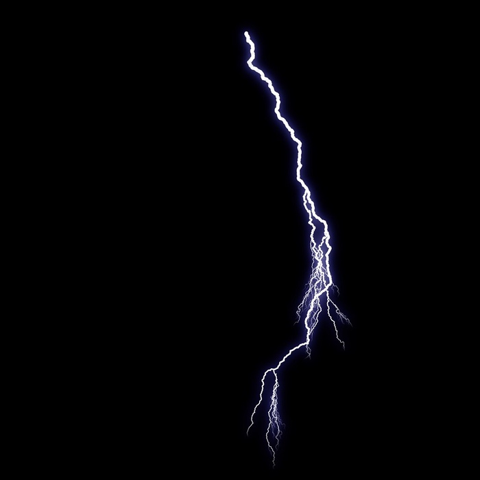 一道粗粗的闪电