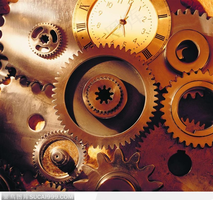齿轮上的时钟