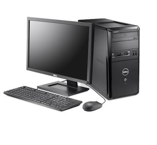 免抠黑色台式电脑实物图片