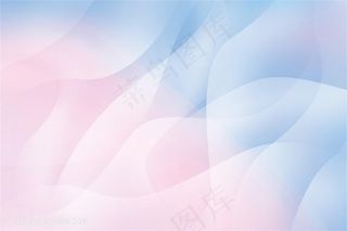粉色蓝色曲线质感背景图片