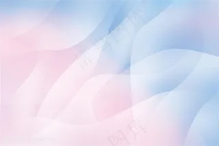 粉色蓝色曲线质感背景图片