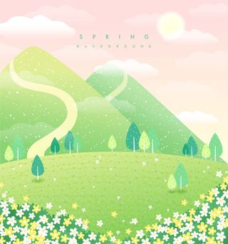 春天插画