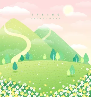 春天插画