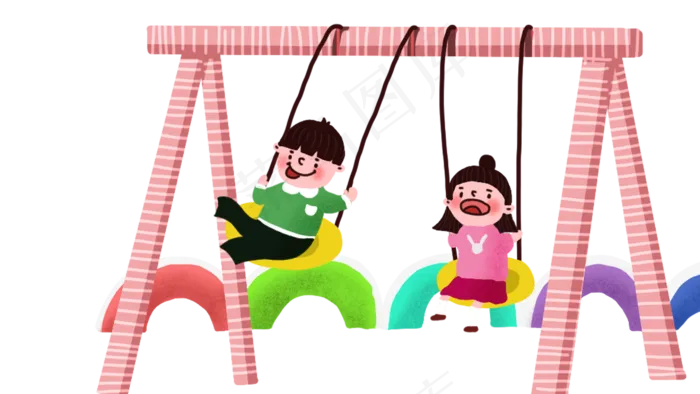 儿童节小孩玩耍