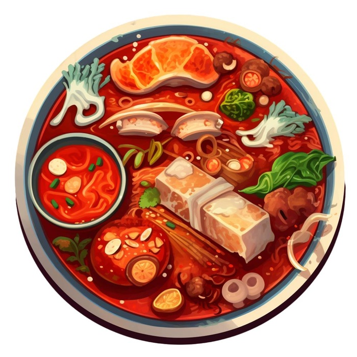 火锅插画免抠(1024x1024)