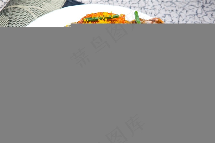 海鲜螃蟹盖浇饭