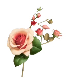 玫瑰花免扣装饰花