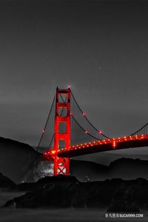 唯美高清天桥风景画