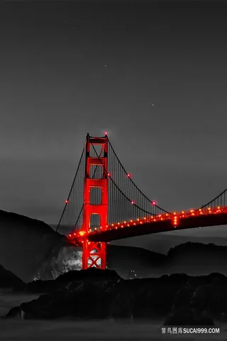 唯美高清天桥风景画