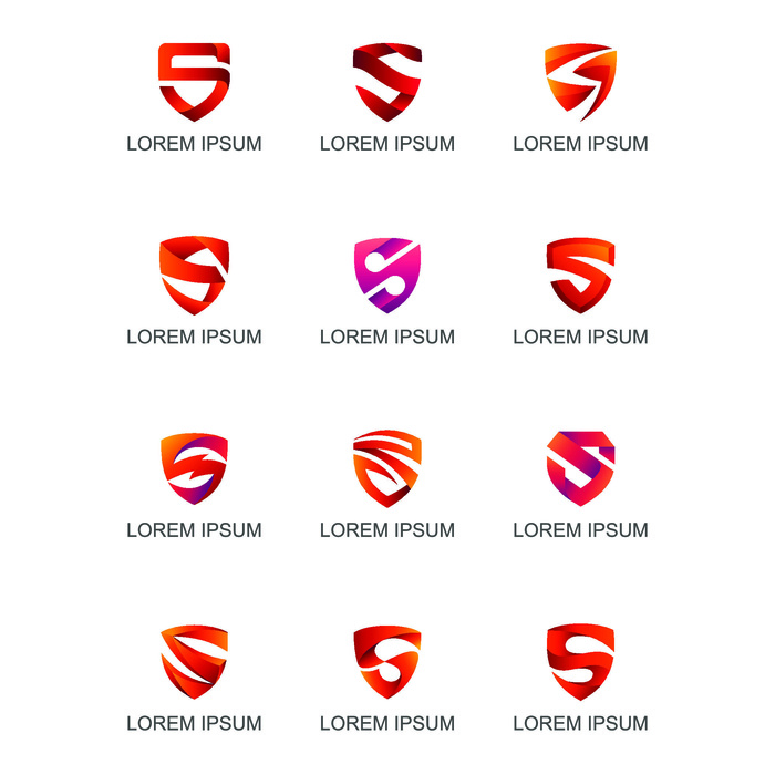 图标识标志公司字母企业商标品牌LOGO设计素材矢量模板