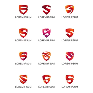 图标识标志公司字母企业商标品牌LOGO设计素材矢量模板