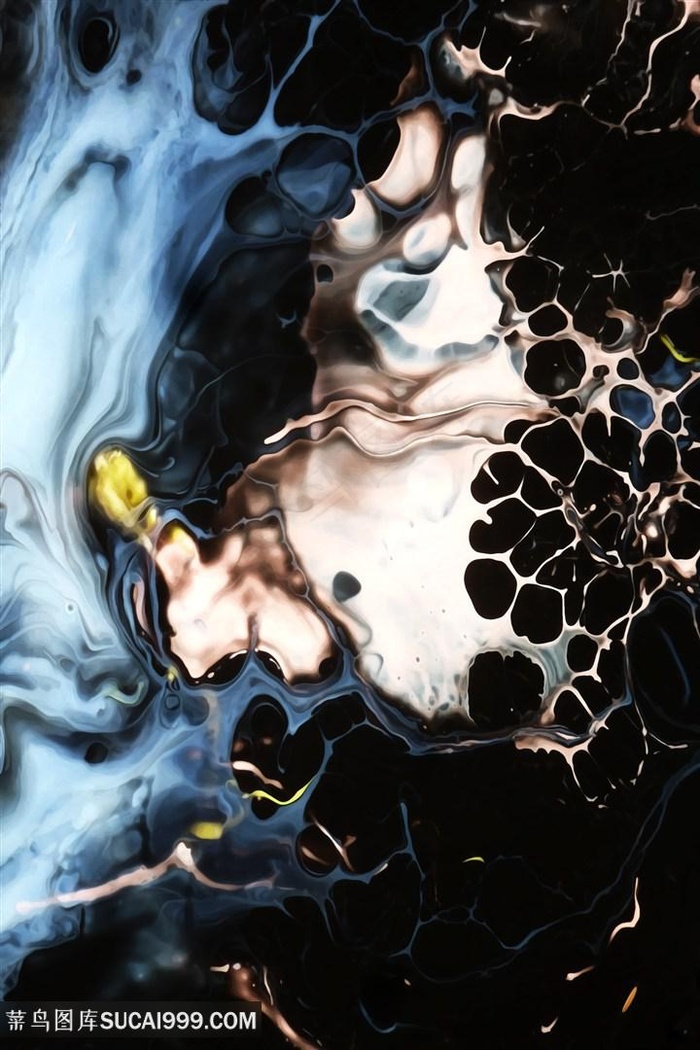 时尚抽象水彩艺术挂画