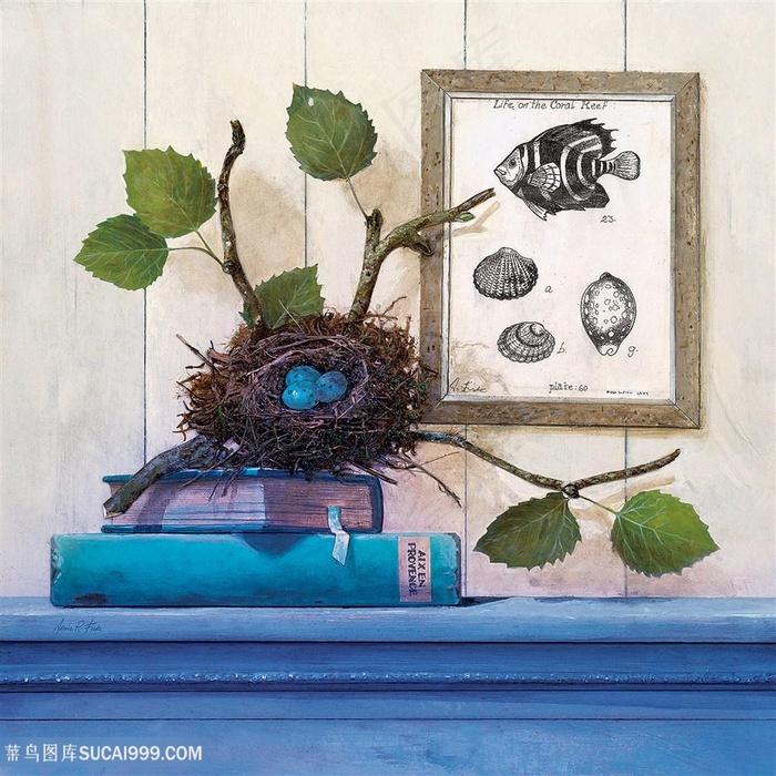 欧式花朵装饰画