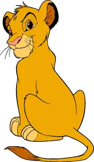 卡通动漫动画狮子王辛巴威武狮子雄狮矢量图素材