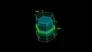 多边形赛博朋克科技图案素材