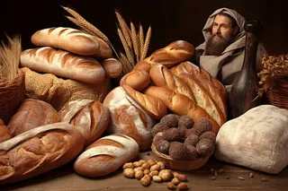 面包欧包代餐谷物食物糕点师摄影图