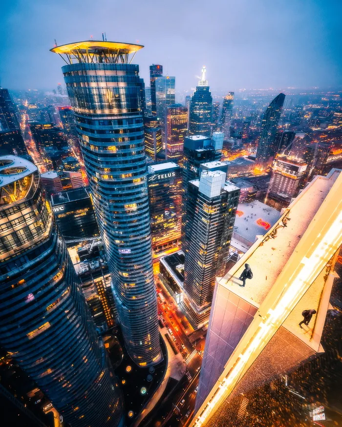 高清唯美城市夜景高楼大厦