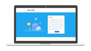 登录页面psd模版下载