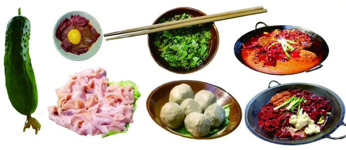 火锅锅底食材味碟免抠元素素材cdr矢量模版下载
