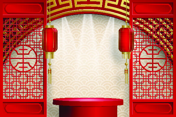 创造商店3D展示台素材