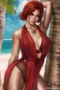 欧美红发性感动漫美女图片