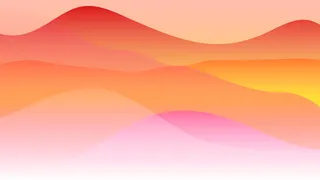 极简剪纸波浪弥散光渐变背景图