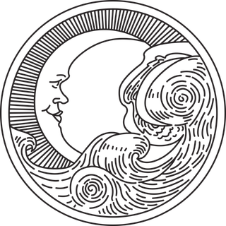 塔罗牌线稿免抠素材