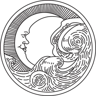 塔罗牌线稿免抠素材