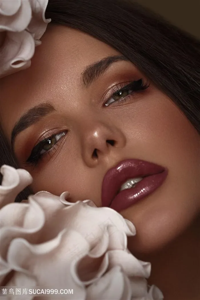 化妆品模特美容