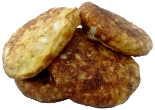 鸡蛋蔬菜切开厚蛋饼玉米胡萝卜烧饼免抠摄影元素素材