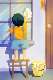 五一劳动节插画 