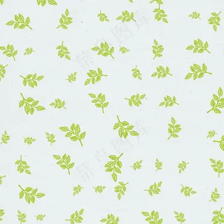 清新绿色叶子背景图片